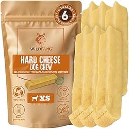 Wildfang® Yak Chews, X-Small (Approx 1 oz) for Dogs Under 22 lbs – Dog Dental Chew Stick, Hardness Like Himalayan Yak...