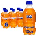 Fanta Orange Soda Soft Drink Bottles, 12 fl oz, 6 Pack