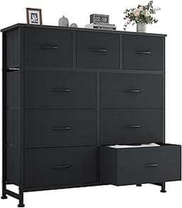 OLIXIS 9 Drawers Storage Organizers Units, Closet Organizers and Storage for Clothes, Fabric Storage Drawer for Livin...