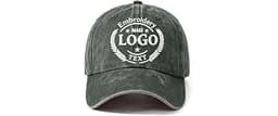 Custom Hats Bulk Personalized Baseball Caps with Logo - Embroidered & Printed Dad Cotton Hat for Men Women Team Busin...