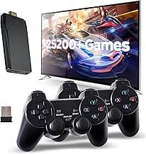Retro Game Console, Retro Gaming Console, Wireless Retro Game Console, Plug & Play Video TV with 25200+ Built-in Game...