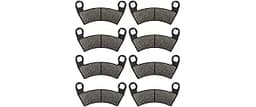 Front and Rear Brake Pads for Polaris RZR XP 1000 EPS 2014-2022, RZR 1000 XP 4 Except Premium Edition 2014-2021, Rang...