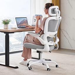 TRALT Office Chair Ergonomic Desk Chair - Gaming Chair with Lumbar Support | 330 LBS Home Office Desk Chairs with Hea...