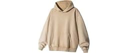 WOLF ZONE Authentic Acid Wash Hoodie 100% Cotton Oversize, 430gsm Heavyweight Vintage Pullover