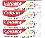 Colgate Total Active Prevention Clean Mint Toothpaste, Anticavity Fluoride Toothpaste, Clinically Proven Formula That...
