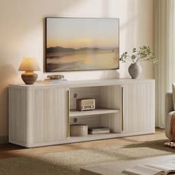 ModernMate 65" TV Stand for TVs up to 70", Modern Media Console Center with 1.2" Thick Tabletop, Sideboard Buffet wit...