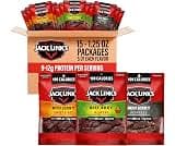Jack Link's Bold Beef Jerky Variety Pack - (15 Pack) 1.25 oz | Sweet & Hot, Jalapeño & Peppered - Bags - Ready to Eat...