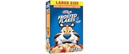 Kellogg's Frosted Flakes Original Large Size Breakfast Cereal 17.3 oz | Fat Free, Family Breakfast