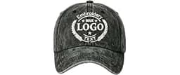 Custom Hats Bulk Personalized Baseball Caps with Logo - Embroidered & Printed Dad Cotton Hat for Men Women Team Busin...