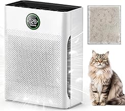 Air Purifiers for Home Large Room up to 2200sq.ft, MOOKA Air purifier for Home Pets with Washable Filter, PM 2.5 Disp...