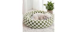 BFPETHOME Small Washable Cozy Donut Dog Beds for Dogs | Orthopedic Dog Bed for Medium Large Dogs,Big Waterproof Couch...