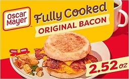Oscar Mayer Original Fully Cooked Bacon, 2.52 oz Box, 9-11 slices