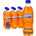 Fanta Orange, 16.9 Fl Oz, Pack of 6
