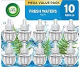 Air Wick Plug In Refills Fresh Waters, Essential Oils,10 Count | Air Wick plug refills for plug-in warmers bring Fres...