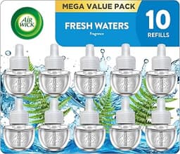 Air Wick Plug In Refills Fresh Waters, Essential Oils,10 Count