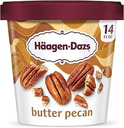 Haagen-Dazs, Butter Pecan Ice Cream 14 oz (Frozen)
