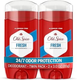 Old Spice Deodorant for Men, Aluminum Free, Fresh Scent, 3.0 oz Pack of 2