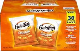 Goldfish Cheddar Crackers, 1.5 oz. Snack Packs, 30 Count