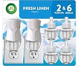 Air Wick Plug in Starter Kit, Fresh Linen,2 Warmers & 6 refills | Air Wick home air fresheners, Starter kit includes ...