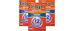 Delsym 12 Hour Cough Medicine for Adults, Powerful Relief for 12 Hours, Cough Suppressant Liquid with Extended-Releas...