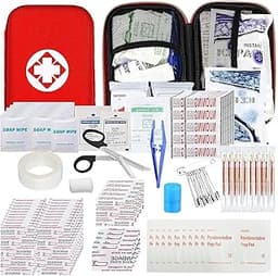 First Aid Kit 277PCS Car Home Camping Essentials Red Emergency Kit YIDERBO | School Supplies,Dorm Room Essentials,Sur...
