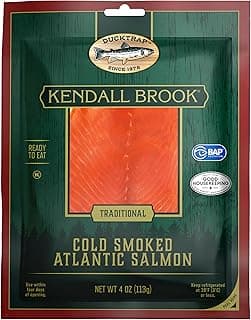 Ducktrap River Responsibly Farmed Plain Smoked Salmon, 4 OZ