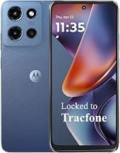 Tracfone Motorola Moto G 2025, 64GB, Saphire Blue - 6.6" 120Hz Display, 5G Prepaid Smartphone, 50MP Quad Pixel Camera...
