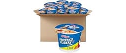 Kellogg's Frosted Flakes Original Cold Breakfast Cereal 25.2oz 12 Count | 8 Vitamins and Minerals, Kids Snacks