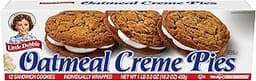 Little Debbie Oatmeal Crème Pies, 12 Individually Wrapped Sandwich Cookies, 16.2 OZ Box