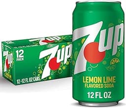7UP Lemon Lime Soda, 12 fl oz cans, 12 pack
