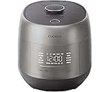 CUCKOO Twin Pressure Rice Cooker 6-Cup Uncooked / 12-Cup Cooked with Induction Heating Technology, Silent Pressure Sy...
