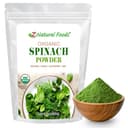 Z Natural Foods Organic Spinach Powder - 100% Pure & Nutrient-Dense Dried Raw Spinach Leaves for Immune & Energy Boos...