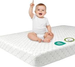 PanKers Pack and Play Mattress, 38"x26" Memory Foam Dual Sided