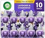 Air Wick Plug In Refills, Lavender & Chamomile, Essential Oils,10 count | A 10-count Lavender & Chamomile plug-in air...