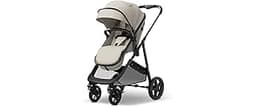 Mompush Wiz 2 in 1 Baby Stroller with Infant Pramette Mode, One Hand Fold Convertible Newborn to Toddler Stroller wit...