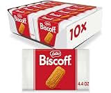 Lotus Biscoff Cookies, Caramelized Biscuit Cookies, 16 Cookies (Pack of 10), Non GMO + Vegan, 4.4 Ounce (Pack of 10),...