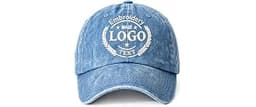 Custom Hats Bulk Personalized Baseball Caps with Logo - Embroidered & Printed Dad Cotton Hat for Men Women Team Busin...