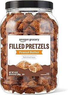 Amazon Grocery, Peanut Butter Filled Pretzels, 44 Oz