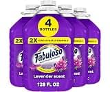 Fabuloso 2X Multi-Purpose Cleaner, No Rinse Floor Cleaner, Long-Lasting Freshness, Lavender Scent, 128 fl oz