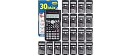 30 Pack Scientific Calculators, 2-Line Large Screen Display 240 Functions Scientific Calculators for Students, Math A...
