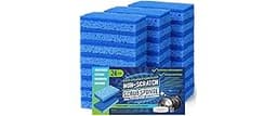 Metflavor Kitchen Sponges, 24 Count, Non-Scratch Scrub Sponge, Dual Sided Cleaning Sponges for Dishes, Kitchen, Bathroom