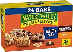 Nature Valley Sweet and Salty Nut Granola Bars, Variety Pack, 24 Bars, 28.8 oz