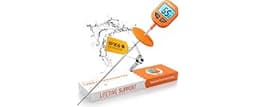 BOMATA Digital Candy Thermometer with Pot Clip, 10" Probe, IPX6 Waterproof | 1-3 Sec Fast Read, Rotatable Head, Backl...