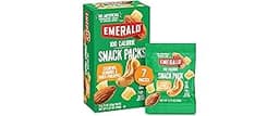 Emerald Nuts Cashews and Almonds with Dried Pineapple 7 Ct (1-Pack), 100-Calorie Individual Packs of Mixed Nut Blend ...