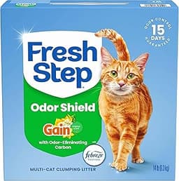 Fresh Step Clumping Litter With Febreze Freshness Gain Original Scent, Low-Dust Formula With Ammonia Block Technology...