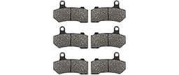 Front and Rear Brake Pads for Harley Road Glide 2008-2021, FLHX Street Glide 2008-2022, Road King 2008-2022, FLHTCU U...