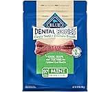 Blue Buffalo Dental Bones Mini Natural Dental Chew Dog Treats Bag Value Pack