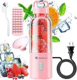 Portable Personal Blender 17 OZ/500 ML Juicer, 175W Personal Size Blender, Ideal for Smoothies, Ice Blending, Juicing...