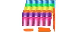 JEFURE 138 Pcs Highlighters, Chisel Tip, Assorted Colors, Quick Dry, Bulk | Bible Highlighters for Studying, Note-Tak...