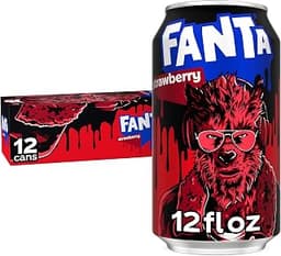 Fanta Strawberry, 12 fl oz, 12 Pack